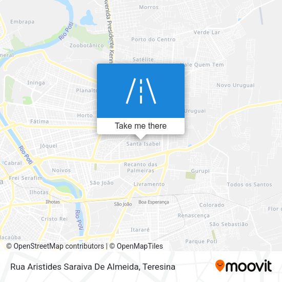Rua Aristides Saraiva De Almeida map
