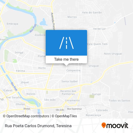 Rua Poeta Carlos Drumond map