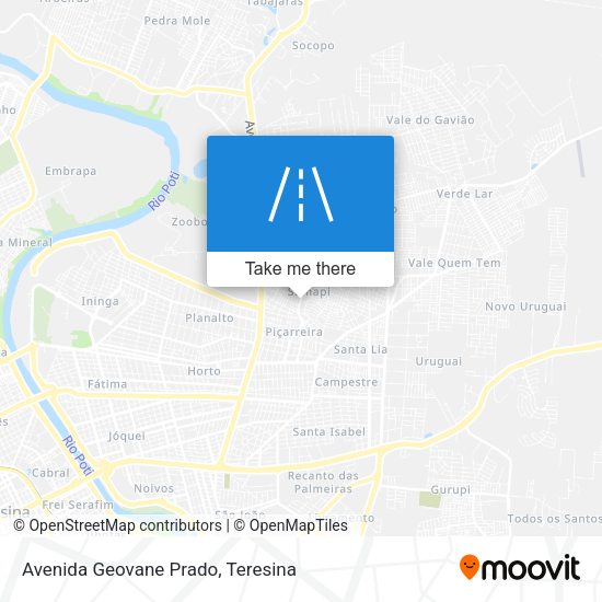 Avenida Geovane Prado map