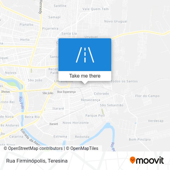 Rua Firminópolis map