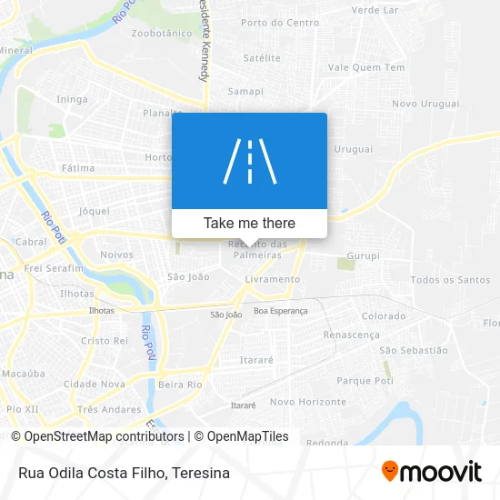 Rua Odila Costa Filho map