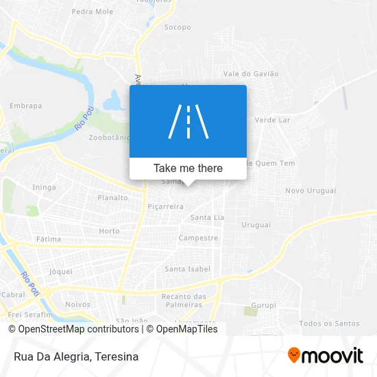 Rua Da Alegria map