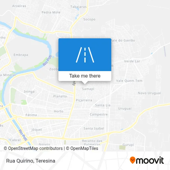 Rua Quirino map