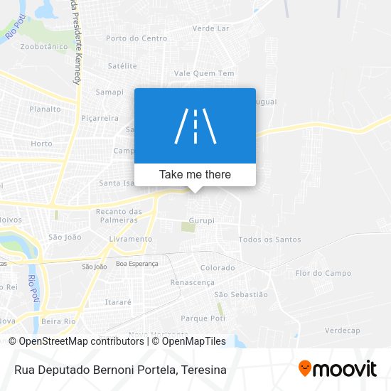 Rua Deputado Bernoni Portela map
