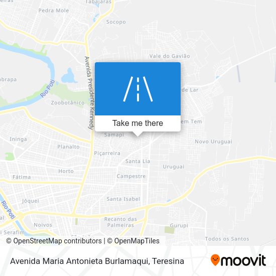 Avenida Maria Antonieta Burlamaqui map