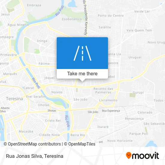 Rua Jonas Silva map