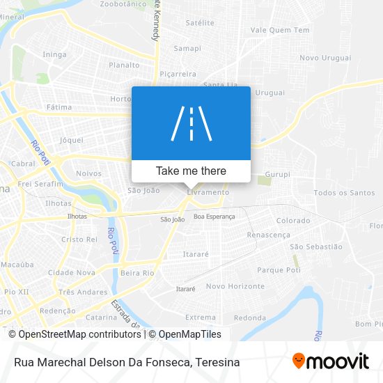 Rua Marechal Delson Da Fonseca map