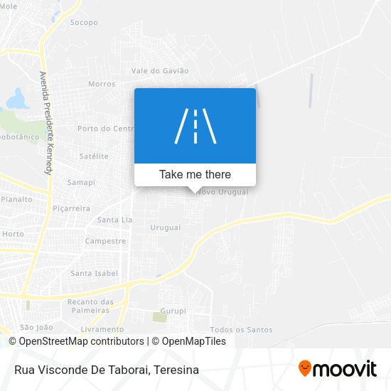 Rua Visconde De Taborai map