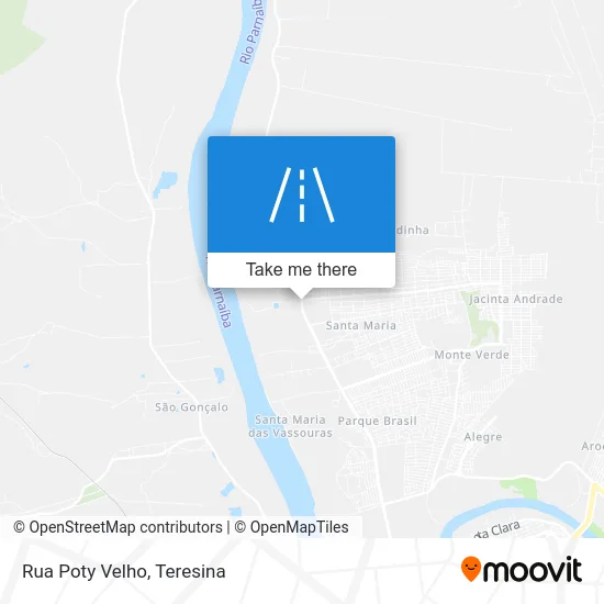 Rua Poty Velho map