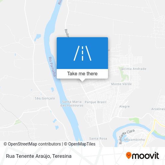 Rua Tenente Araújo map