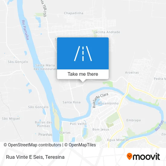 Rua Vinte E Seis map