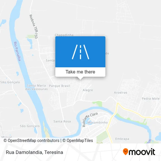 Rua Damolandia map