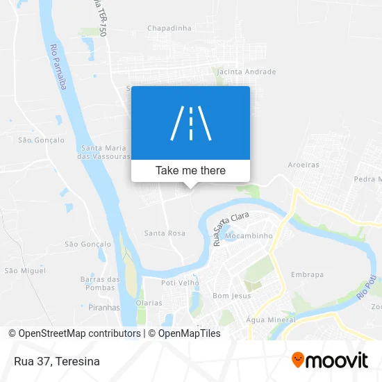 Rua 37 map