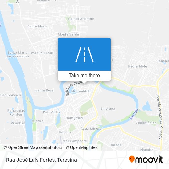 Rua José Luís Fortes map