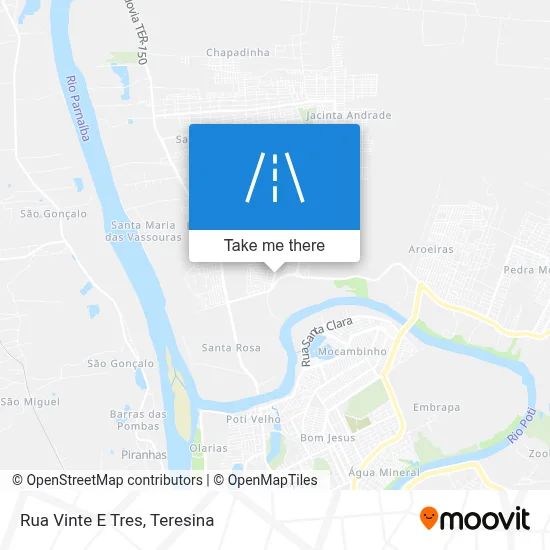 Rua Vinte E Tres map