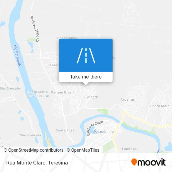 Rua Monte Claro map