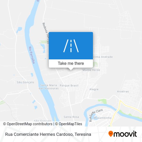 Rua Comerciante Hermes Cardoso map
