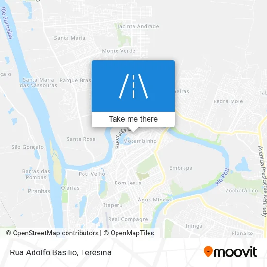 Rua Adolfo Basílio map
