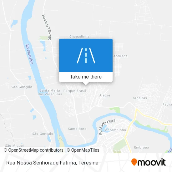 Rua Nossa Senhorade Fatima map
