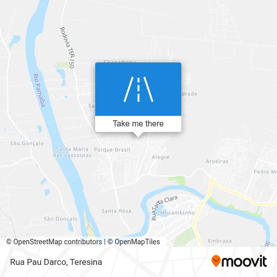 Rua Pau Darco map