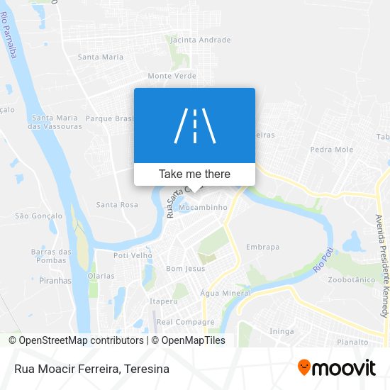 Rua Moacir Ferreira map