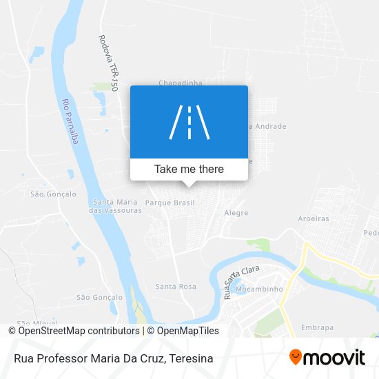 Rua Professor Maria Da Cruz map