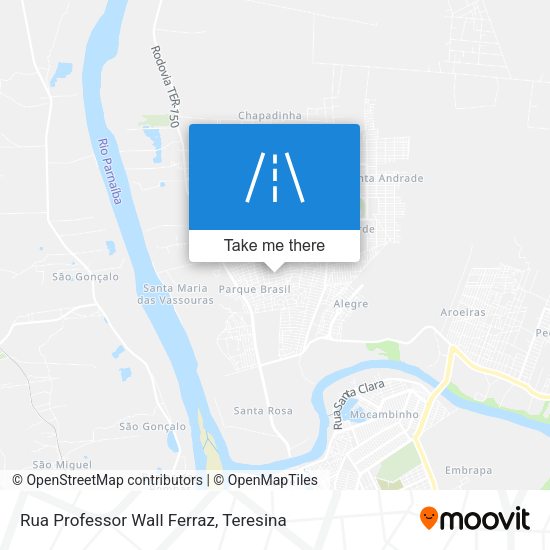 Rua Professor Wall Ferraz map