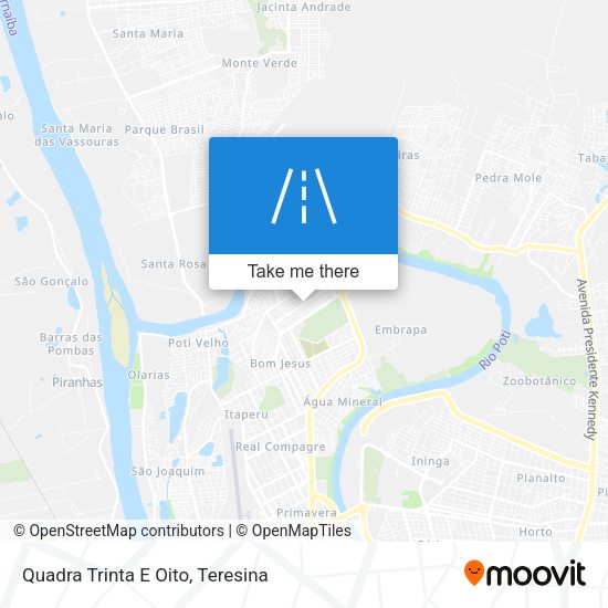 Quadra Trinta E Oito map