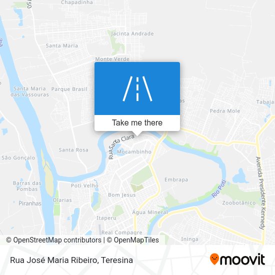 Rua José Maria Ribeiro map