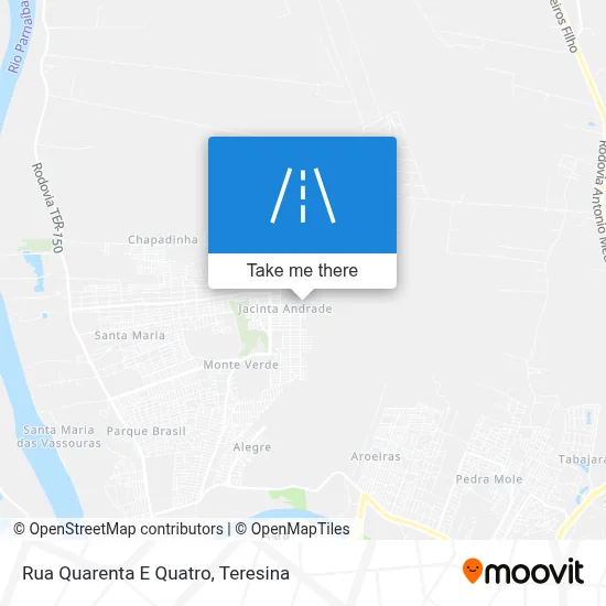 Rua Quarenta E Quatro map