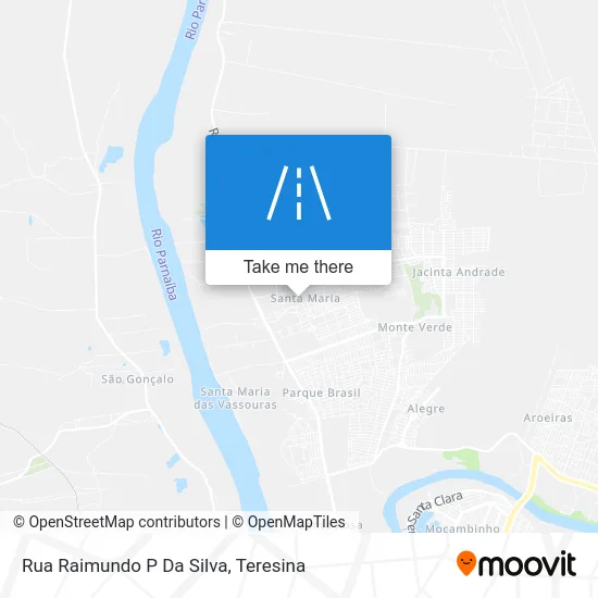 Rua Raimundo P Da Silva map