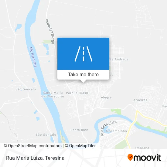 Rua Maria Luíza map