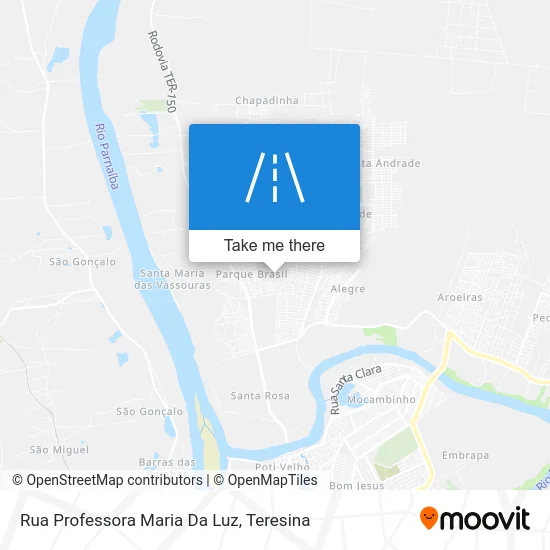 Rua Professora Maria Da Luz map