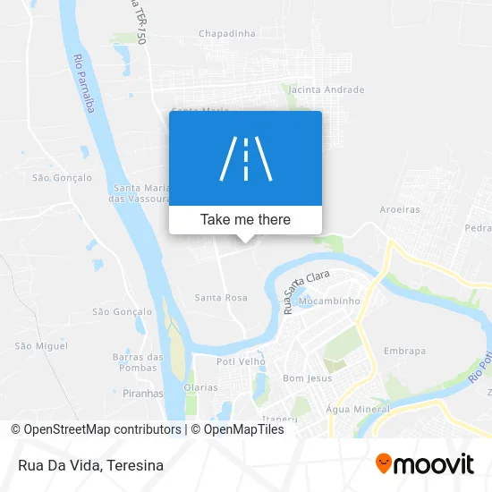 Rua Da Vida map