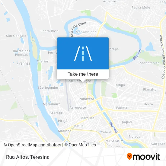 Rua Altos map