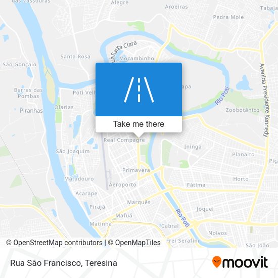 Rua São Francisco map