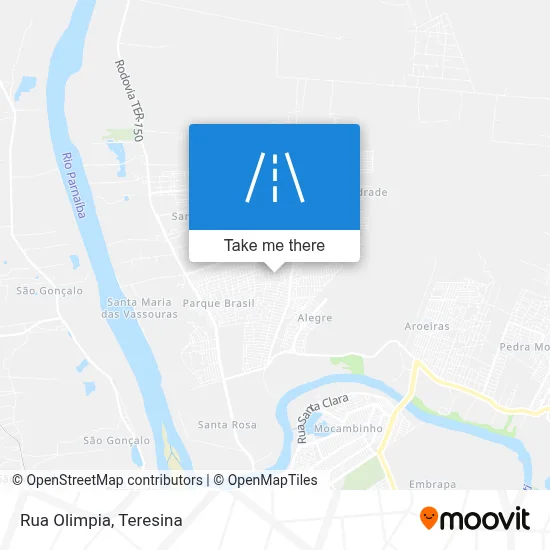 Rua Olimpia map