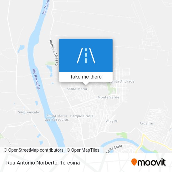 Rua Antônio Norberto map