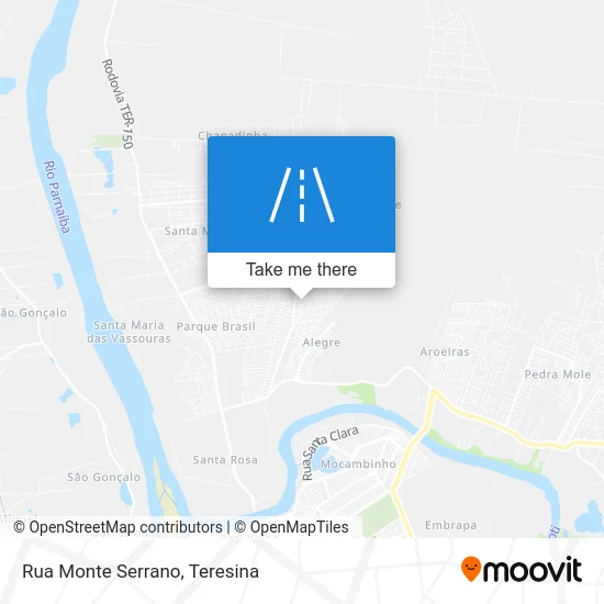 Rua Monte Serrano map