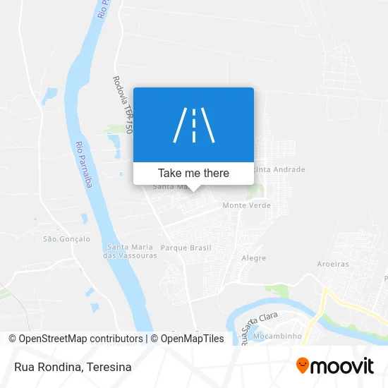 Rua Rondina map
