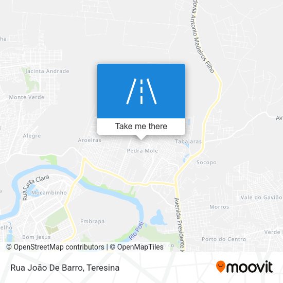 Rua João De Barro map