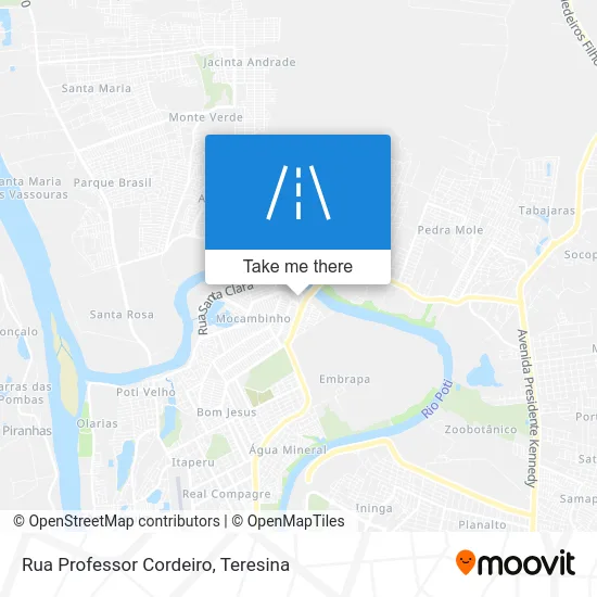 Rua Professor Cordeiro map