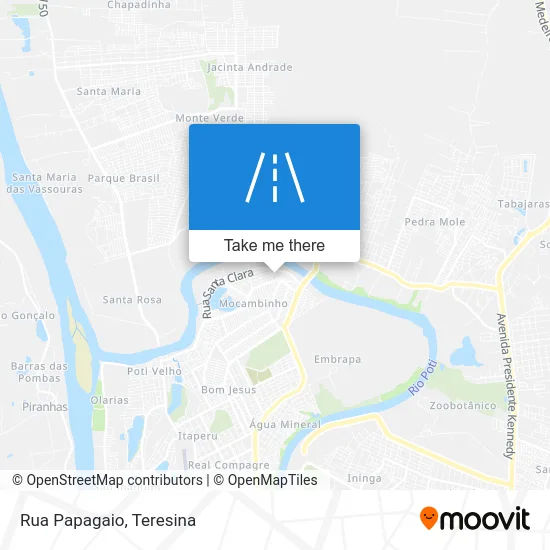 Rua Papagaio map