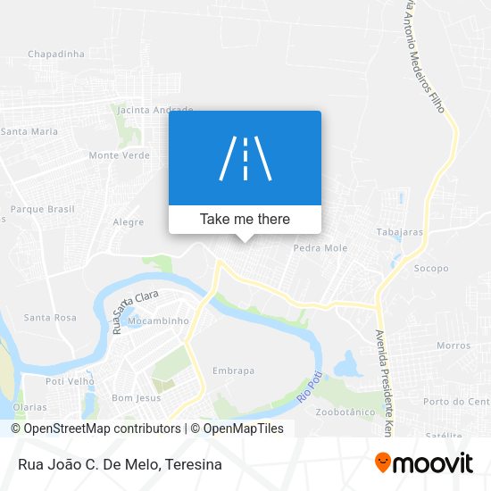 Rua João C. De Melo map