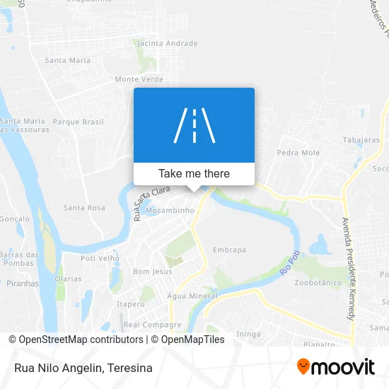 Rua Nilo Angelin map