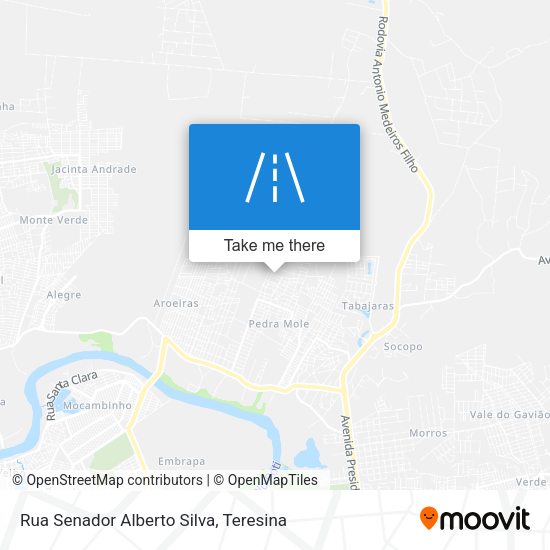 Rua Senador Alberto Silva map