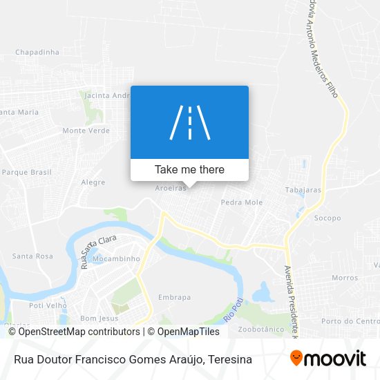 Rua Doutor Francisco Gomes Araújo map