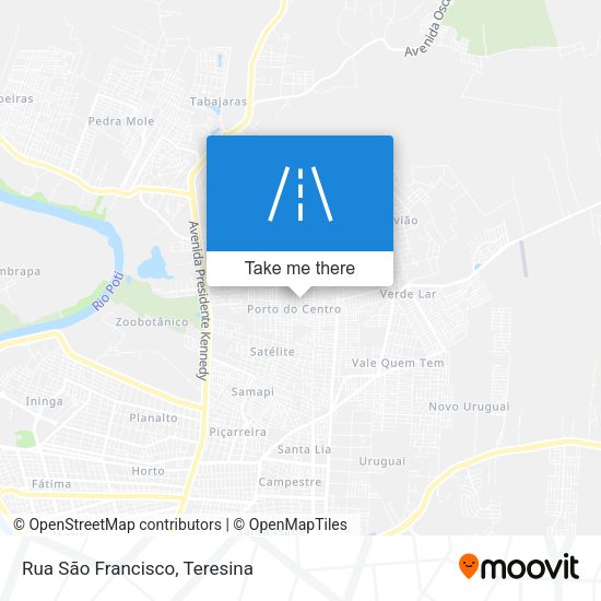 Rua São Francisco map
