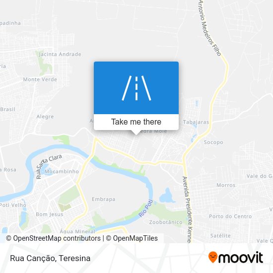 Rua Canção map