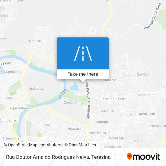 Rua Doutor Arnaldo Rodrigues Neiva map